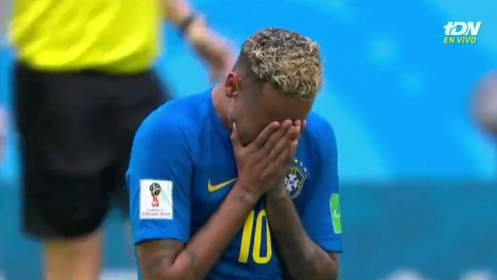 Neymar no pudo contener la emoción. Captura/tDN