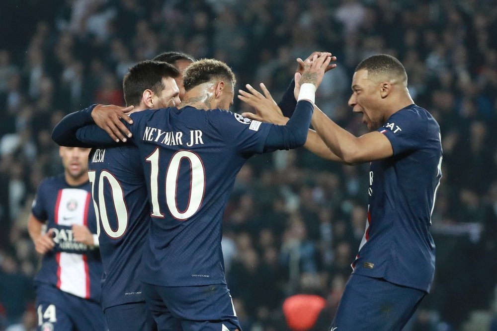 Espectacular goleada del Paris Saint-Germain en la Champions. EFE