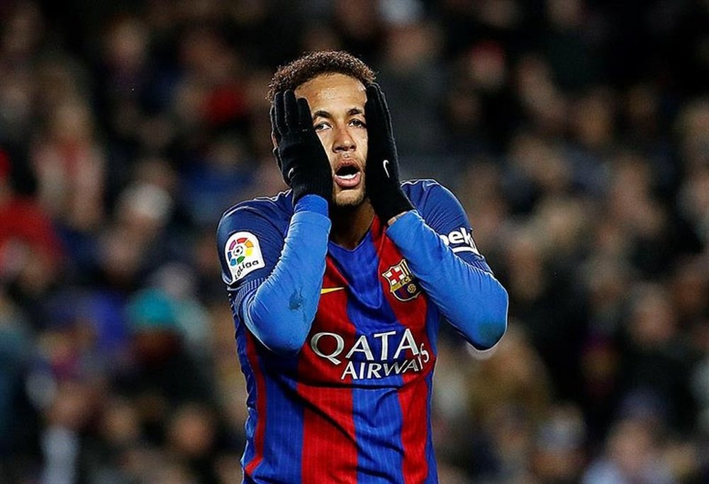 Neymar n'ira pas à Paris. AFP