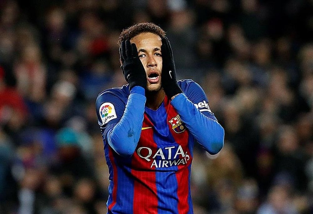 Neymar est censé rater le 'Clasico'. AFP