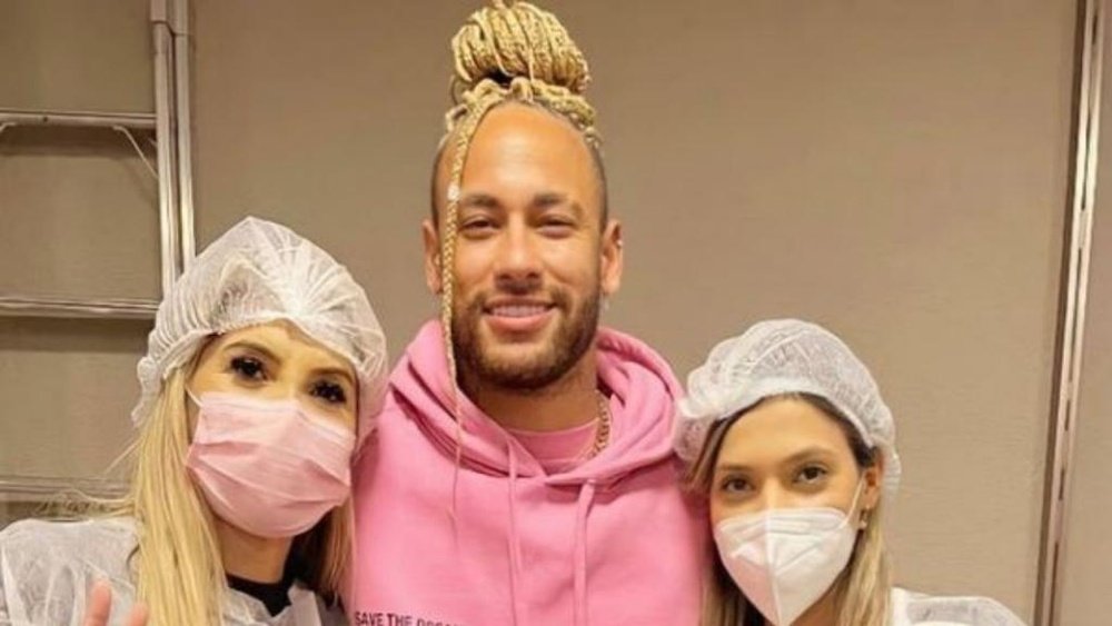 Neymar cambió de look tras la Copa América. Instagram/furinhodeouro