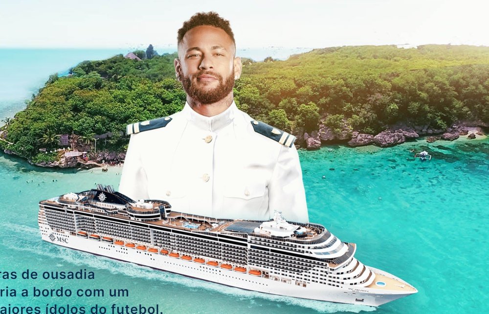 Neymar lanzó su línea propia de cruceros. Captura/Neyemaltomar