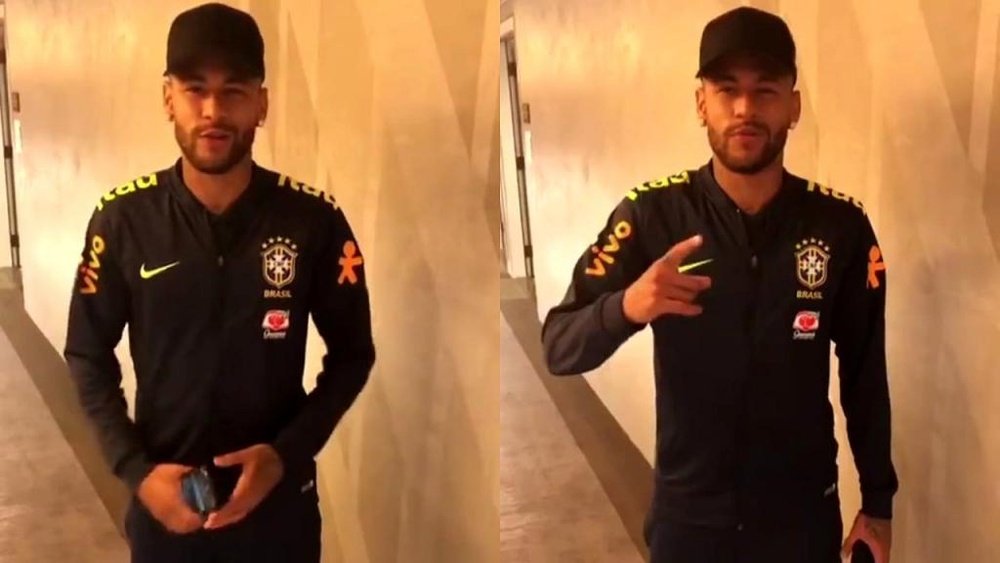 Neymar le prestó su apoyo al boxeador. Capturas/Instagram/yordenis_urgas