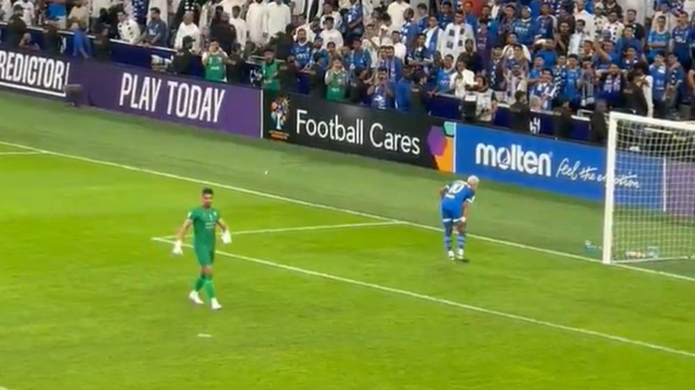 Neymar de nouveau blessé. Capture/Sportklub1
