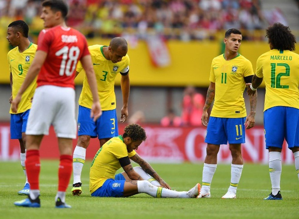 Le Brésil affronte la Belgique. AFP