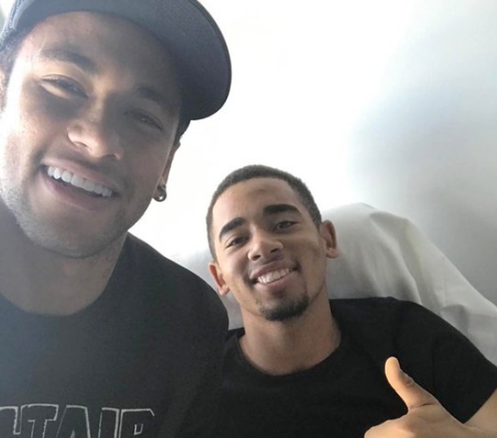 Gabriel Jesús y Neymar estuvieron a punto de se compañeros de equipo. NeymarJR