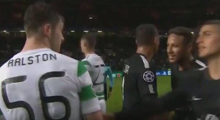 Le mauvais geste de Neymar envers un joueur de Celtic