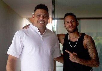 Ronaldo aposta as suas fichas em Neymar. Instagram/Neymarjr
