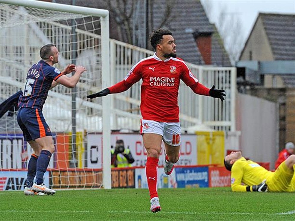 Nicky Ajose has made it on the League One Player of the Year shortlist. SwindonTownFC