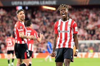 Real Madrid are reportedly interested in landing Nico Williams. EFE