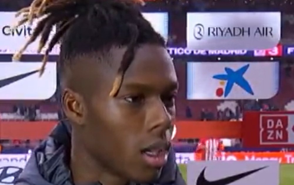 Nico Williams confirmó los insultos racistas. Captura/DAZN