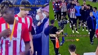 El ejemplo viral del respeto en la Supercopa. Captura/Vamos/allthecrowd