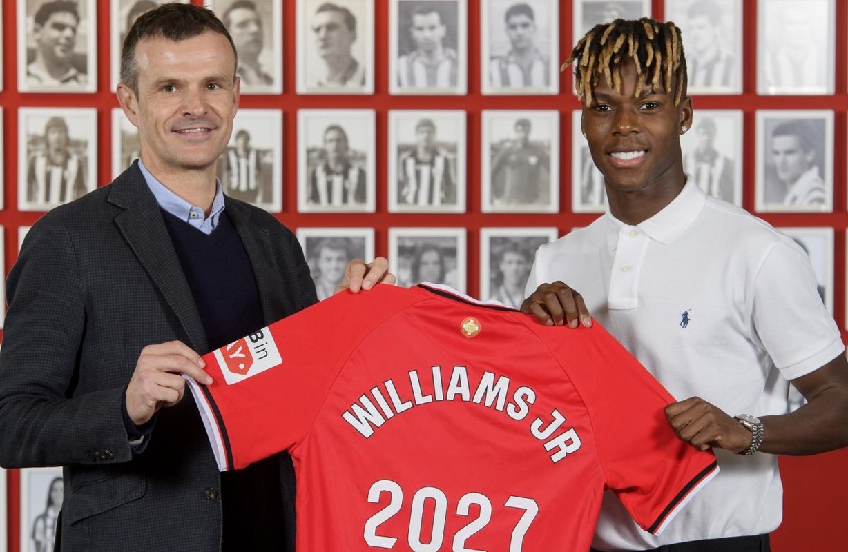 Athletic Club star Nico Williams speaks on contract renewal - Football  España