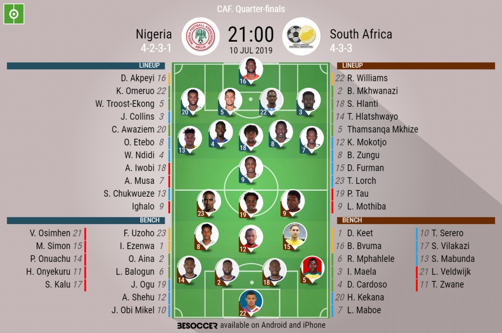 Nigeria v South Africa as it happened