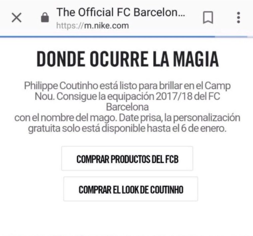 Coutinho sigue siendo jugador del Liverpool. Captura