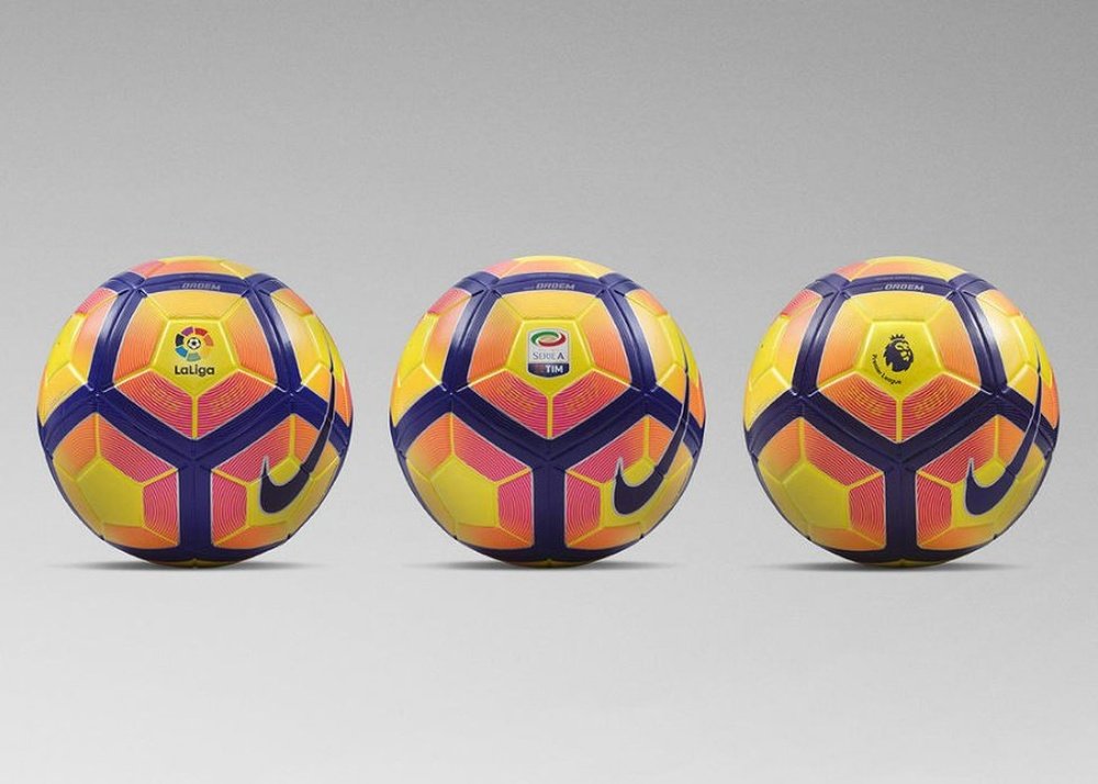 Nike presenta el Nike Ordem 4 Hi-Vis, el nuevo balón de invierno para la Liga Santander, la Serie A y la Premier League. Nike