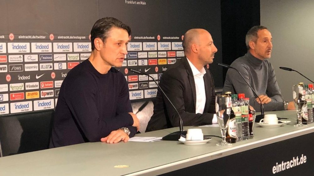 Kovac le quitó hierro al 5-1 en Frankfurt. Twitter/FCBayern