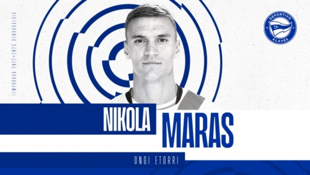 Nikola Maras, nuevo jugador del Alavés. DeportivoAlavés