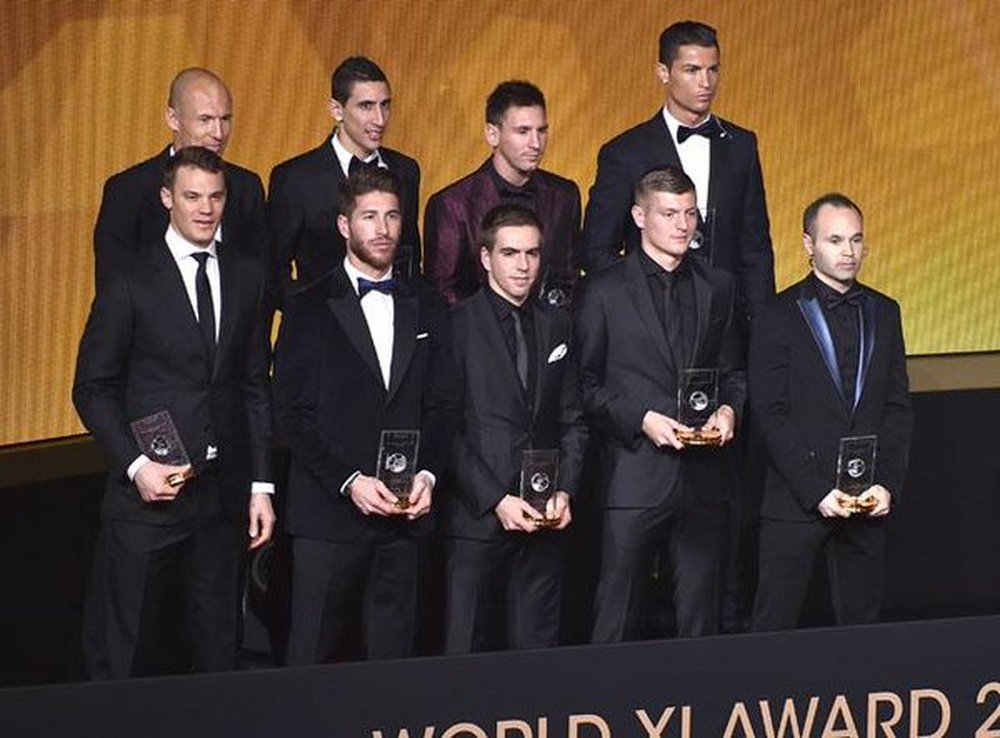 Lionel Messi and Cristiano Ronaldo lead the way in FIFpro and Fifas 55-man shortlist. EFE