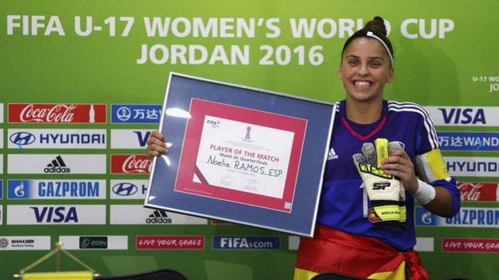 Noelia Ramos gana el 'Guante de Oro' del Mundial