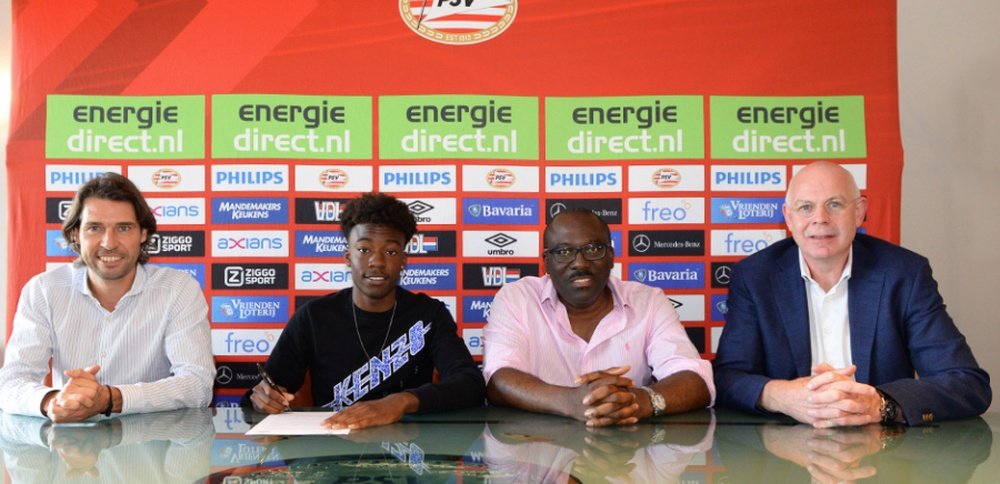 Madueke, la pépite découverte par le PSV Eindhoven. PSV