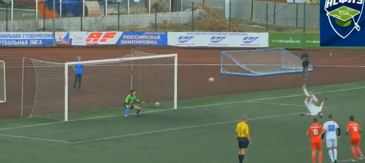 Russian youngster scores backflip penalty