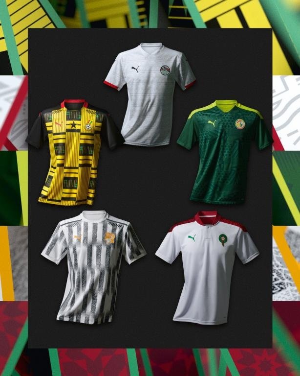 Football - Puma dévoile les nouveaux maillots du Maroc 