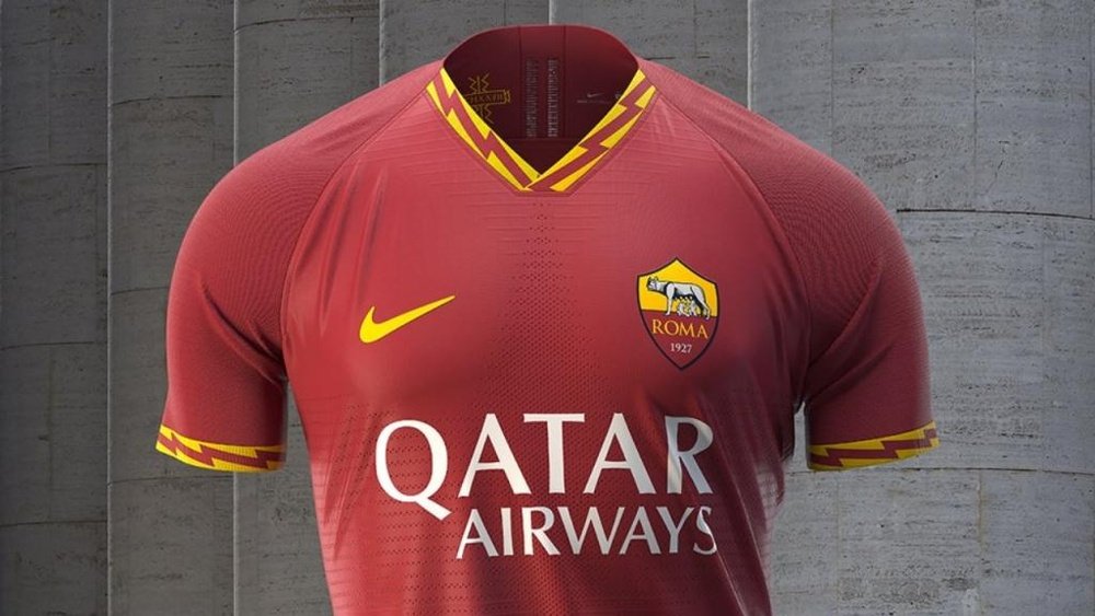 Roma reveal their 2019-20 kit. OfficialASRoma