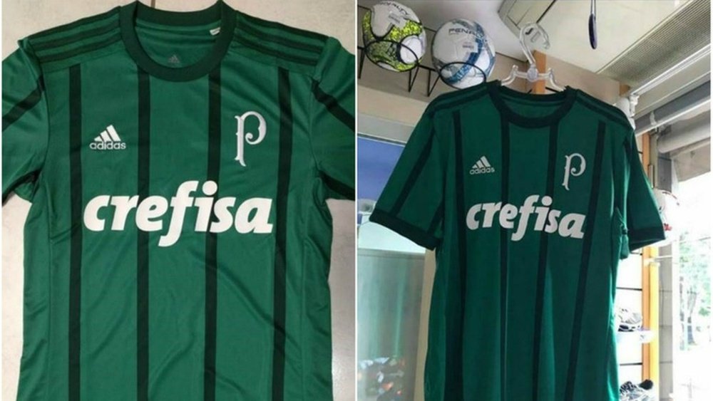 Palmeiras podría tener una nueva camiseta. AFP