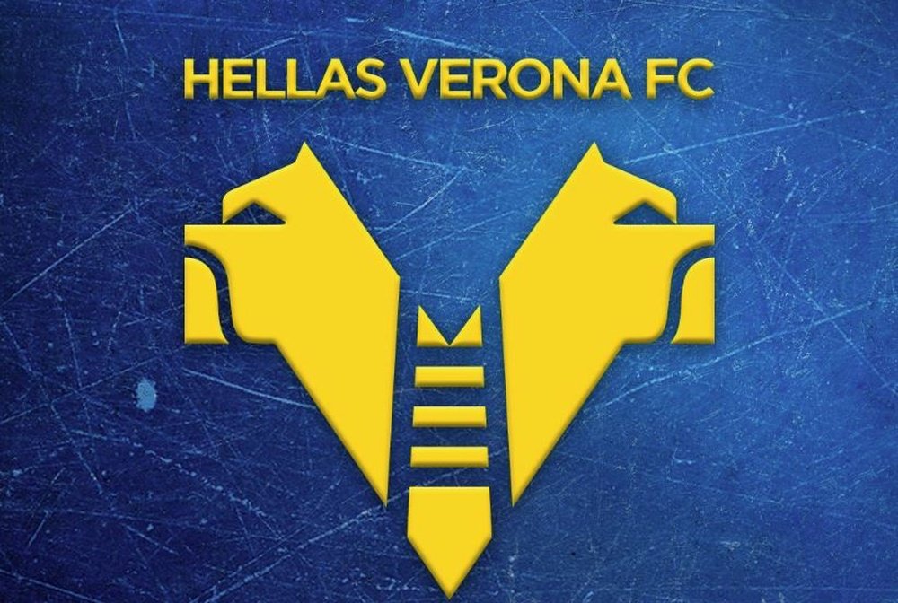Hellas Verona apresenta seu novo escudo. Twitter/HellasVeronaFC