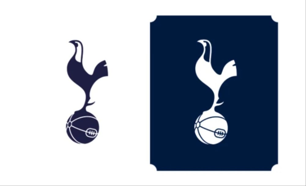 El Tottenham cambia de escudo. TottenhamHotspur