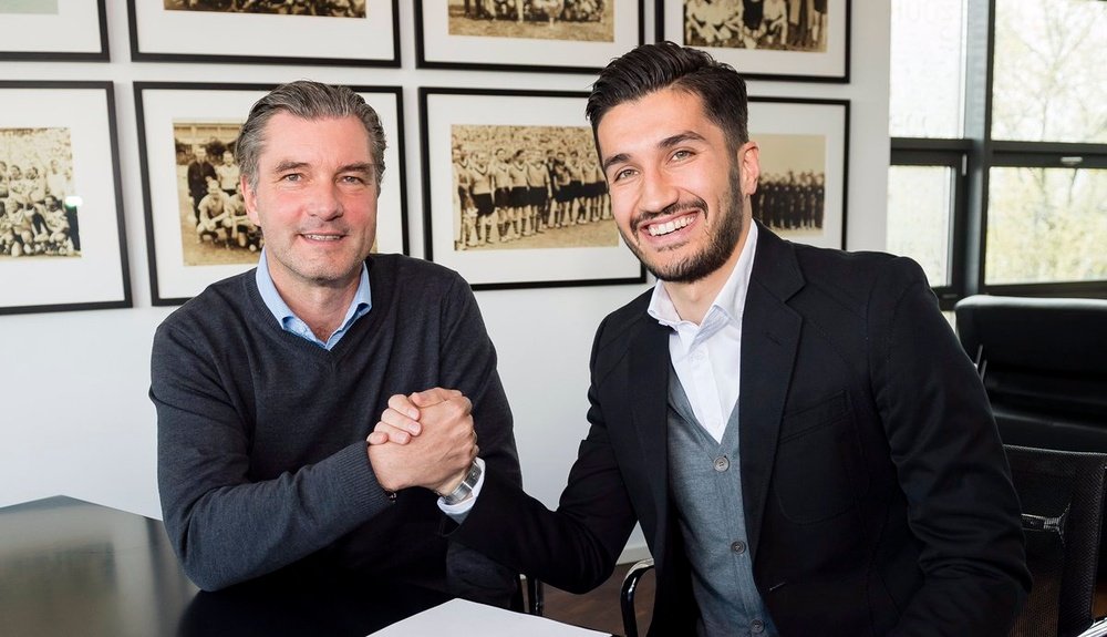 Sahin ha renovado su contrato hasta 2019. BorussiaDortmund