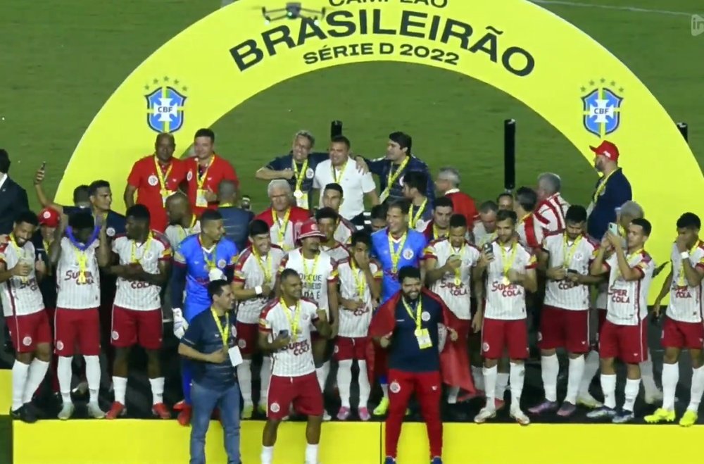 O América-RN é campeão do Campeonato Brasileiro da Série D 2022. Captura InSports
