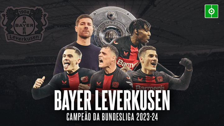 O Bayer Leverkusen é campeão da Bundesliga 23-24