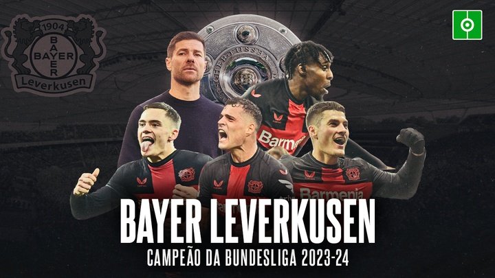 O Bayer Leverkusen é campeão da Bundesliga 23-24. BeSoccer