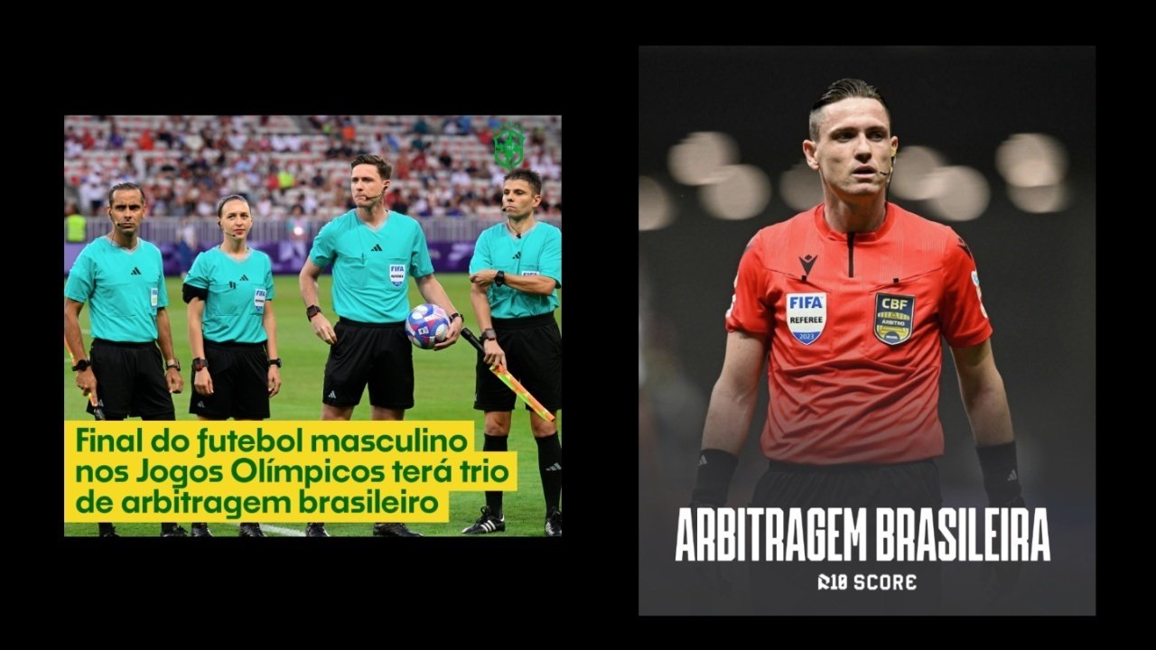 O brasileiro Ramon Abatti, árbitro da final entre França e Espanha