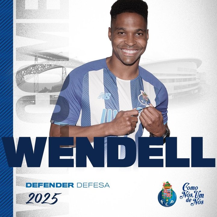 OFICIAL: Porto contrata o lateral Wendell