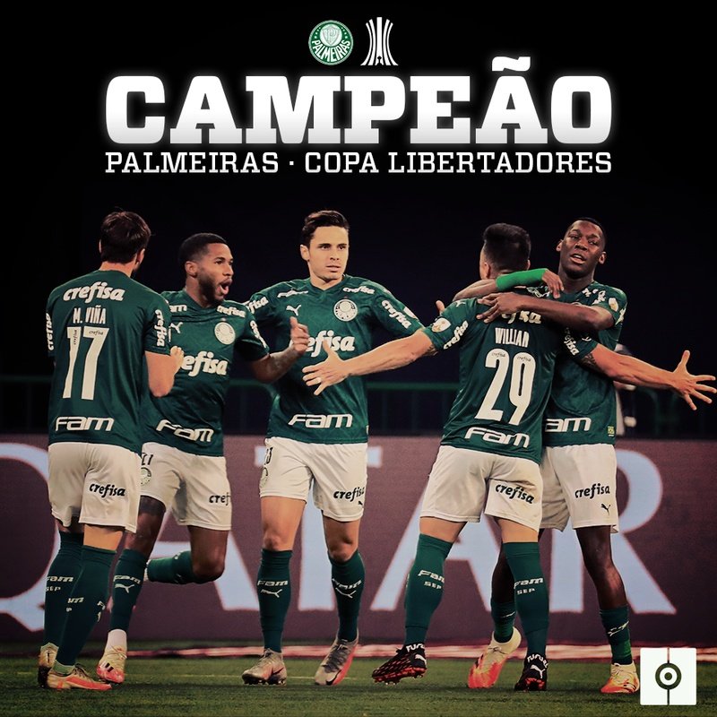 CONMEBOL Libertadores on X: ✓🌍 Por uma nova taça! O representante da  América do Sul no Mundial de Clubes da @FIFAcom é o @Palmeiras, novo  campeão da CONMEBOL #Libertadores.  / X