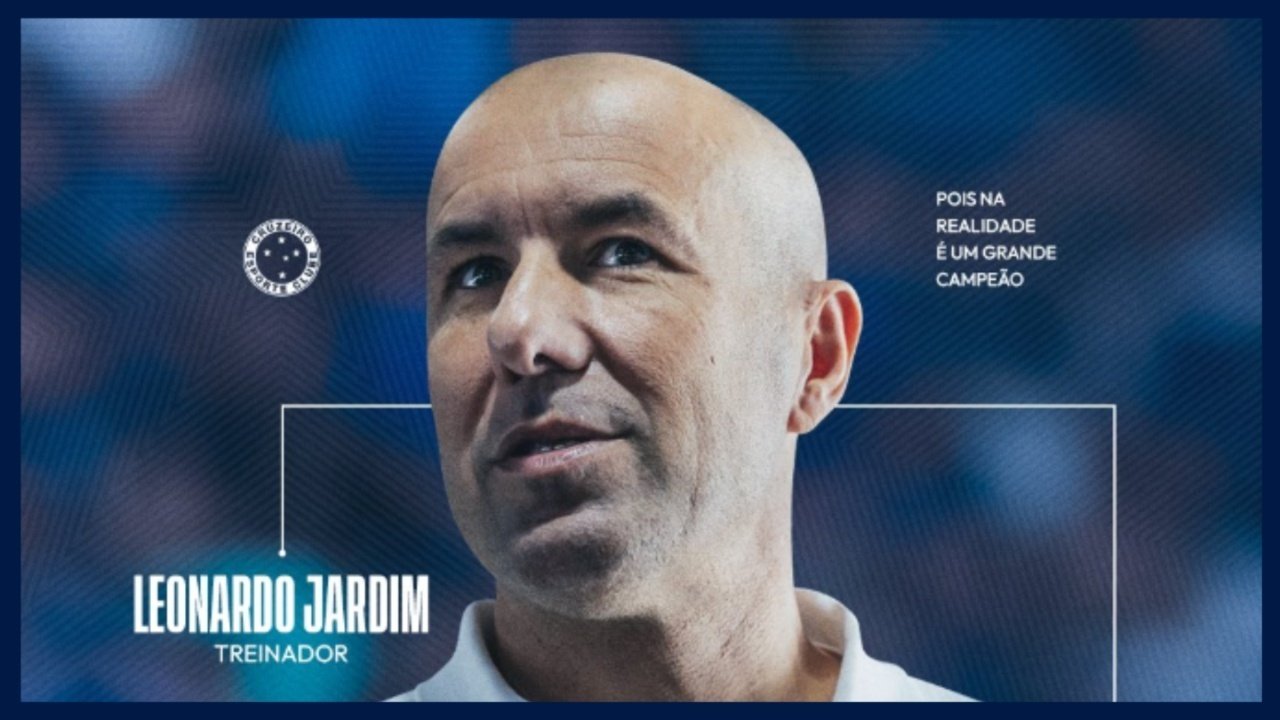 O português Leonardo Jardim é o novo técnico do Cruzeiro