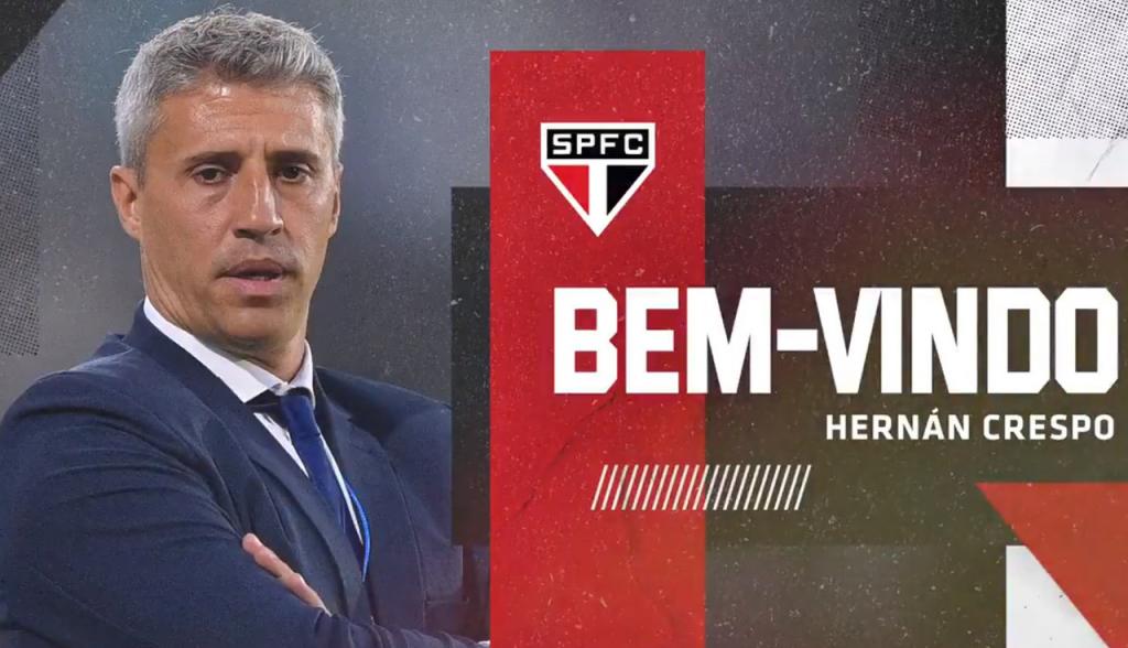 OFICIAL: Hernán Crespo é o novo treinador do São Paulo