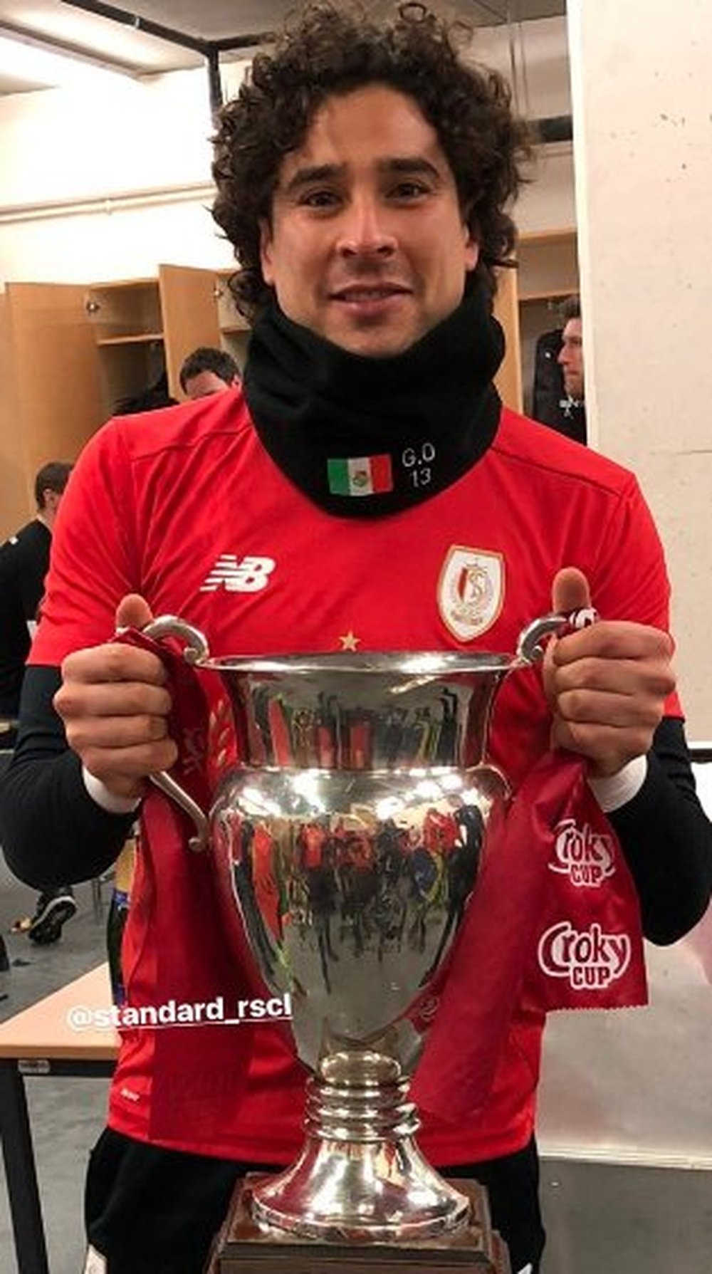 Ochoa, campeón de la Copa Belga. StandardLieja