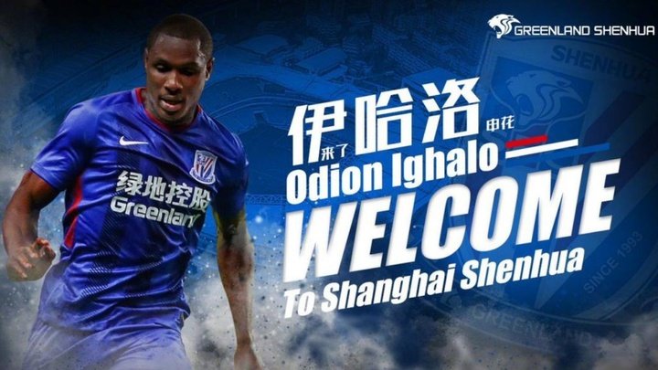 Ighalo, nuevo jugador del Shanghai Shenhua