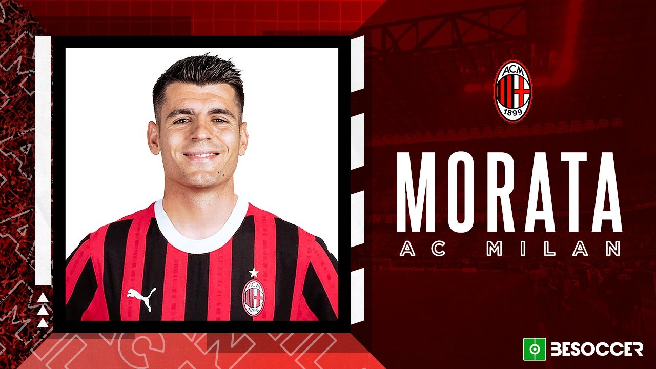 Morata will play for the Italian side until 30 June 2028. BeSoccer
