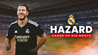 Eden Hazard is hanging up his boots. The Belgian player, with Real Madrid as the last club on his CV, announced his retirement on Tuesday after being without a club since 30 June, when his unsuccessful spell at Real ended: 