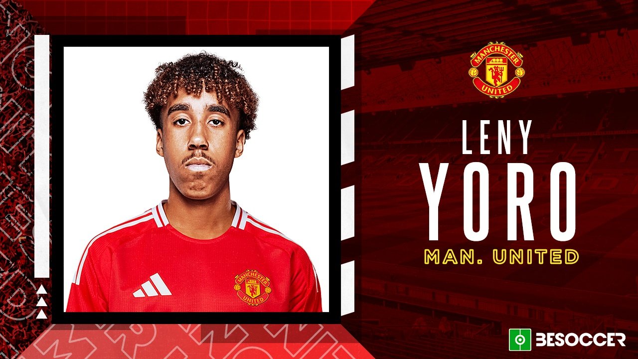 Leny Yoro will play for United until 2029. BeSoccer