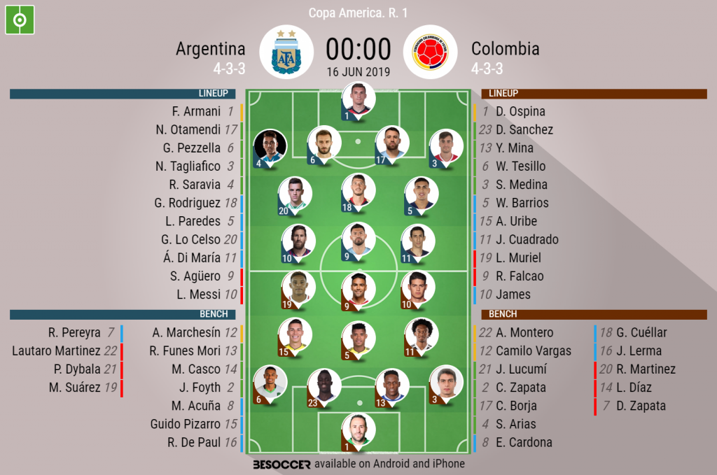Kolombia argentina vs Argentina vs.