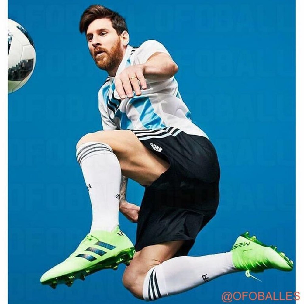 Les Chaussures De Messi Pour Le Mondial Les Chaussures De Messi Pour Le Mondial
