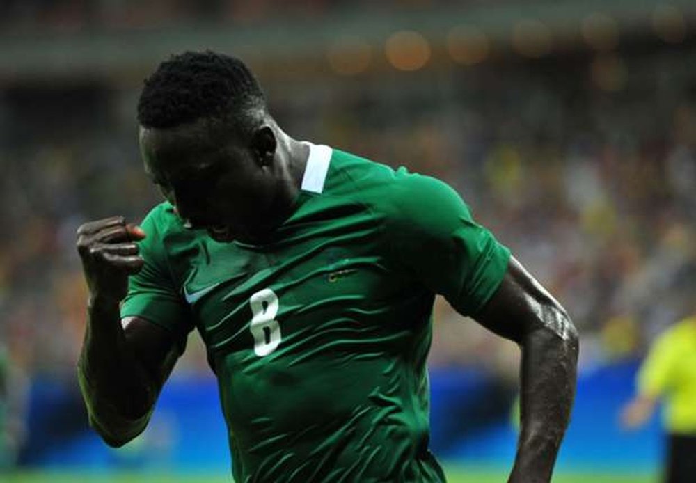 Oghenekaro Etebo se empeñó en dar la razón a 'Maldini' con sus goles. AFP