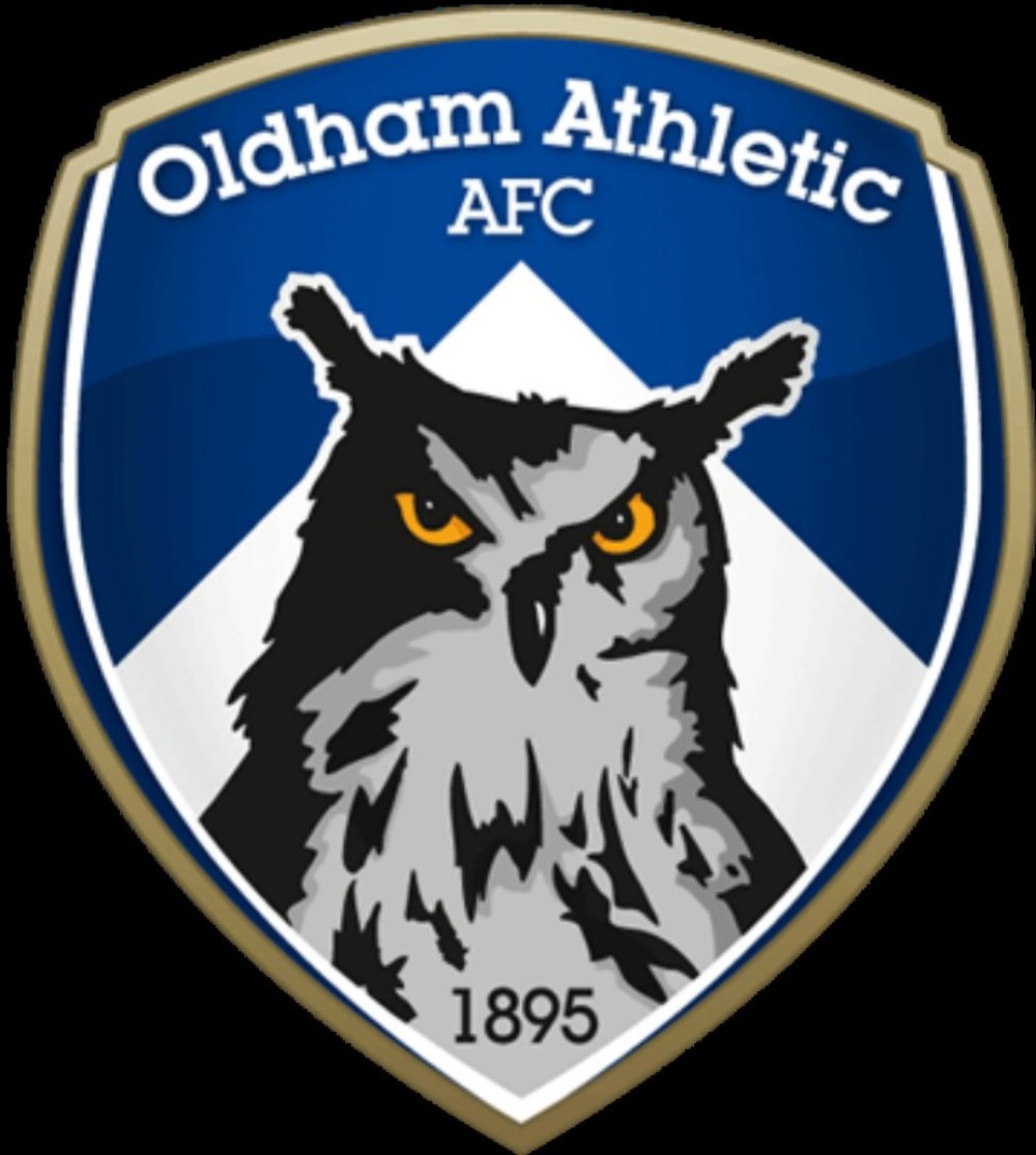 Badge of Oldham. AFP