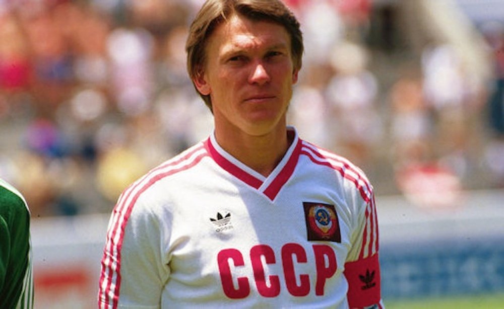 Oleg Blokhin, con la selección de la URSS. Twitter